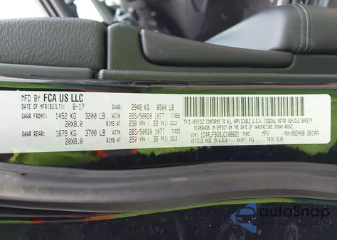 2018 Jeep Grand Cherokee Limited 4X4 из США, поврежденный, VIN 1C4RJFBG9JC108621